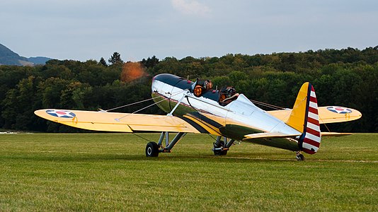 Ryan PT-22 Recruit (registration N46502) at Oldtimer Fliegertreffen Hahnweide 2013.