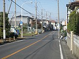 埼玉県三郷市早稲田付近