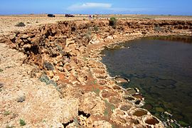 Salt pit in Zushiri