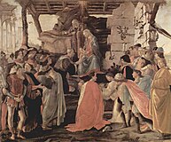 Pictura lui Botticelli "Adorarea magilor" conține un autoportret in-line al artistului
