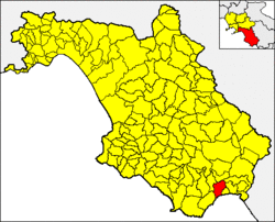 موقعیت سانتا مارینا در نقشه