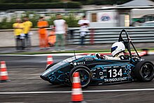 The student association Schanzer Racing Electric e.  V. takes part in international races.