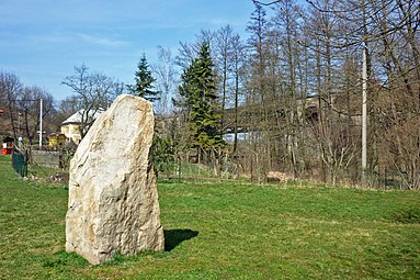 Menhir à Železná.