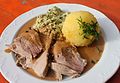 * Nomination Schweinebraten Wirsing Kloß Pretzfeld -- Benreis 17:41, 14 May 2016 (UTC) * Decline Not all the subject is in focus, IMHO also a good composition must show the entire plate Ezarate 23:16, 17 May 2016 (UTC)