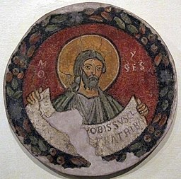 Profeten Mose. Fresk från 1100-talet.
