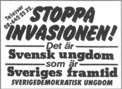 1993 Sverigedemokratisk Ungdom: Historia, Förbundsordförande, Ideologi