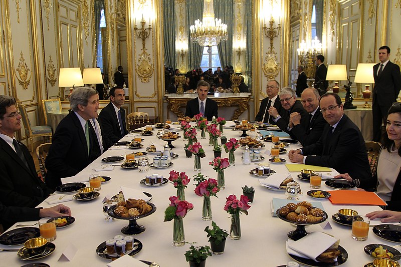 File:Secretary Kerry Works With President Hollande.jpg