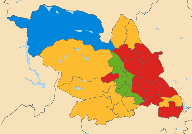 Sheffield City Council election, 2021.svg
