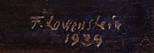 signature de Fédor Löwenstein