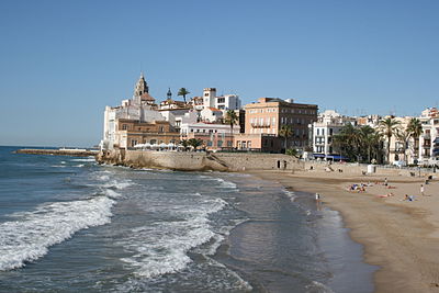 tourist map of sitges