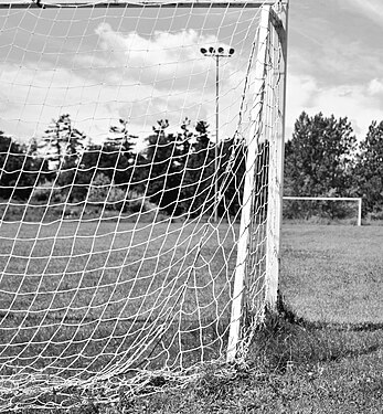 Soccer net in Vaughan, Ontario