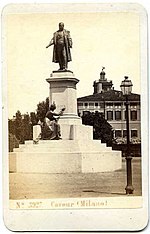 Thumbnail for File:Sommer, Giorgio (1834-1914) - Milano - n. 3927 - Monumento a Cavour - Milano.jpg