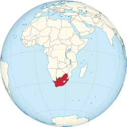 South Africa on the globe (Zambia centered).svg