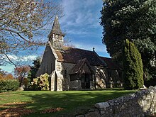 St John the Baptist Kilisesi, Yaverland, Wight Adası, UK.jpg