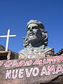 Busto de Che Guevara em La Higuera, na Bolívia, onde Che foi morto