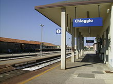 La stazione ferroviaria di Chioggia