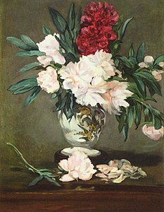 Édouard Manet, Vase avec pivoines, 1864-1865, Musée d'Orsay.