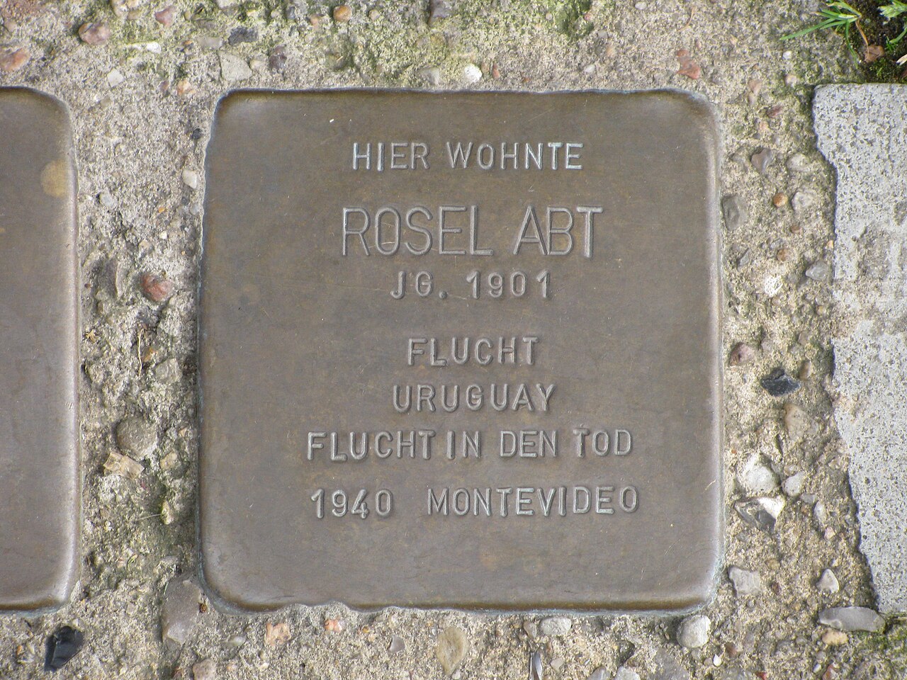 Stolperstein für Rosel Abt