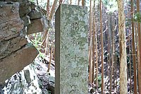 石碑の建立は天然記念物指定から2年後の1939年（昭和14年）。