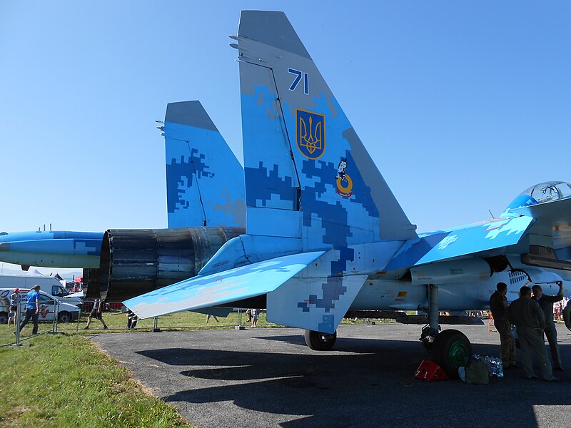 File:Su-27UBM1 of the Ukrainian Air Force on SIAF 2016.jpg