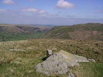 The summit of Nabs Moor, included in Wainwright's Howes walk Summit Nabs Moor - geograph.org.uk - 801576.jpg