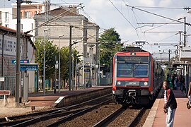 Train en gare.