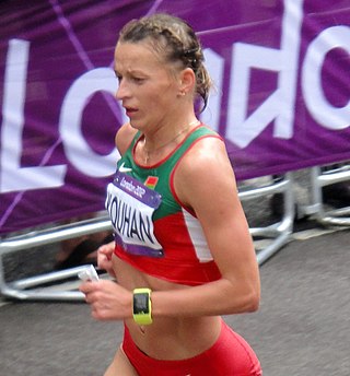 <span class="mw-page-title-main">Sviatlana Kouhan</span> Belarusian long-distance runner