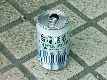 A cold can of Taiwan Beer