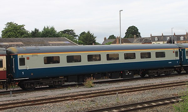 Mark 2f First open in original British Rail livery