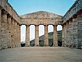 Restos del templo de Demeter en Segesta.