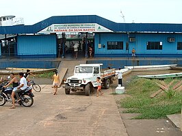 De waterwegterminal van Codajás