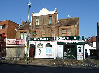 <span class="mw-page-title-main">Green Man, Whetstone</span> Former pub in Whetstone, London