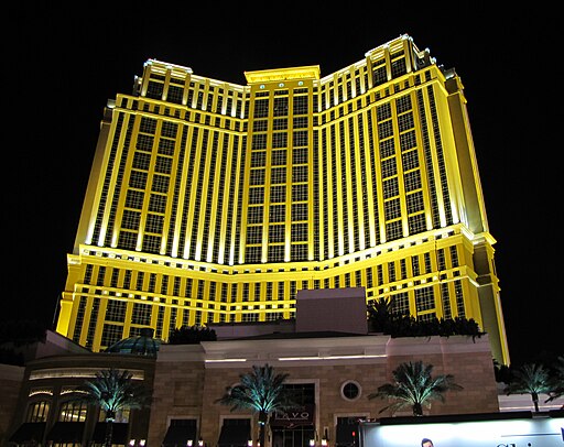 The Palazzo at night