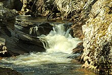 The River Calder i Newtonmore