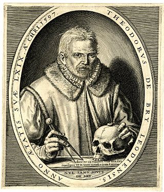 <span class="mw-page-title-main">Theodor de Bry</span> 16th century engraver and publisher from Liège (1528–1598)