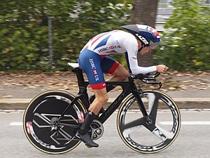 Pidcock won the junior time trial at the 2017 UCI Road World Championships