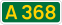 UK road A368.svg