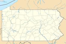PHL trên bản đồ Pennsylvania