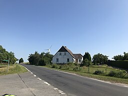 Uckerland-Güterberg Landstraße Blick nach Norden