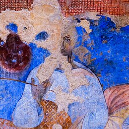 Umayyad fresco of Prince (future caliph) Walid bin Yazid.jpg