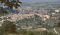 Blick auf Spoleto