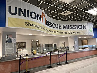 <span class="mw-page-title-main">Union Rescue Mission</span> Homeless shelter in California