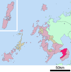 Unzen in Nagasaki Prefecture Ja.svg