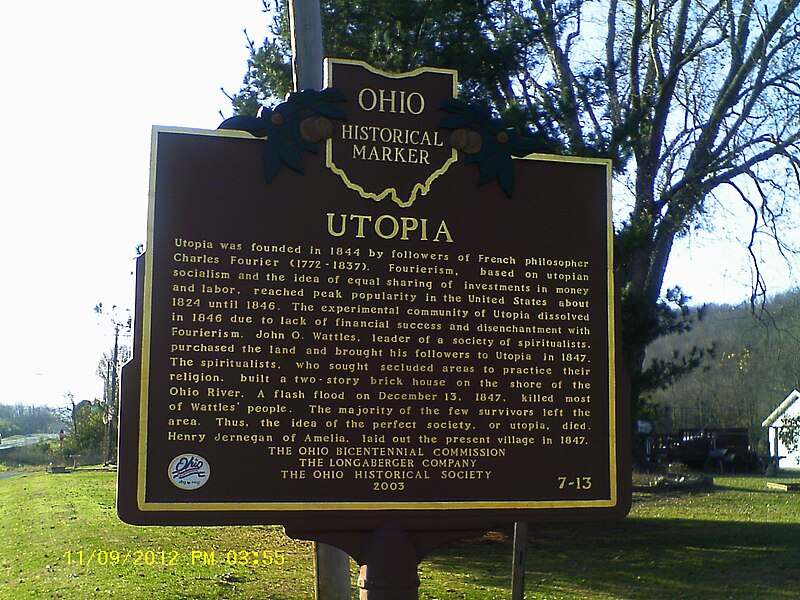 File:Utopia, Ohio Historical Marker.JPG