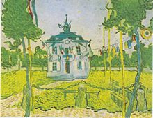Van Gogh - Das Rathaus in Auvers am 14. Juli 1890.jpeg