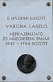 Vargha László, Mikszáth Kálmán tér 3.