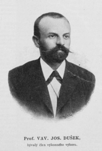 V. J. Dušek v roce 1895