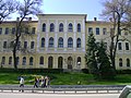 Vista de l'edifici de la Facultat de Bèras Arts a l'Universitat sant Ciril e sant Metòdi