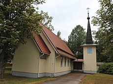 Vesannon ortodoksinen tsasouna nousi jälleenrakennusaikana (1960) valtion varoin.