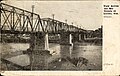 Laredo, Texas yakındaki sınır olan Rio Grande Nehri (eski foto 1909)